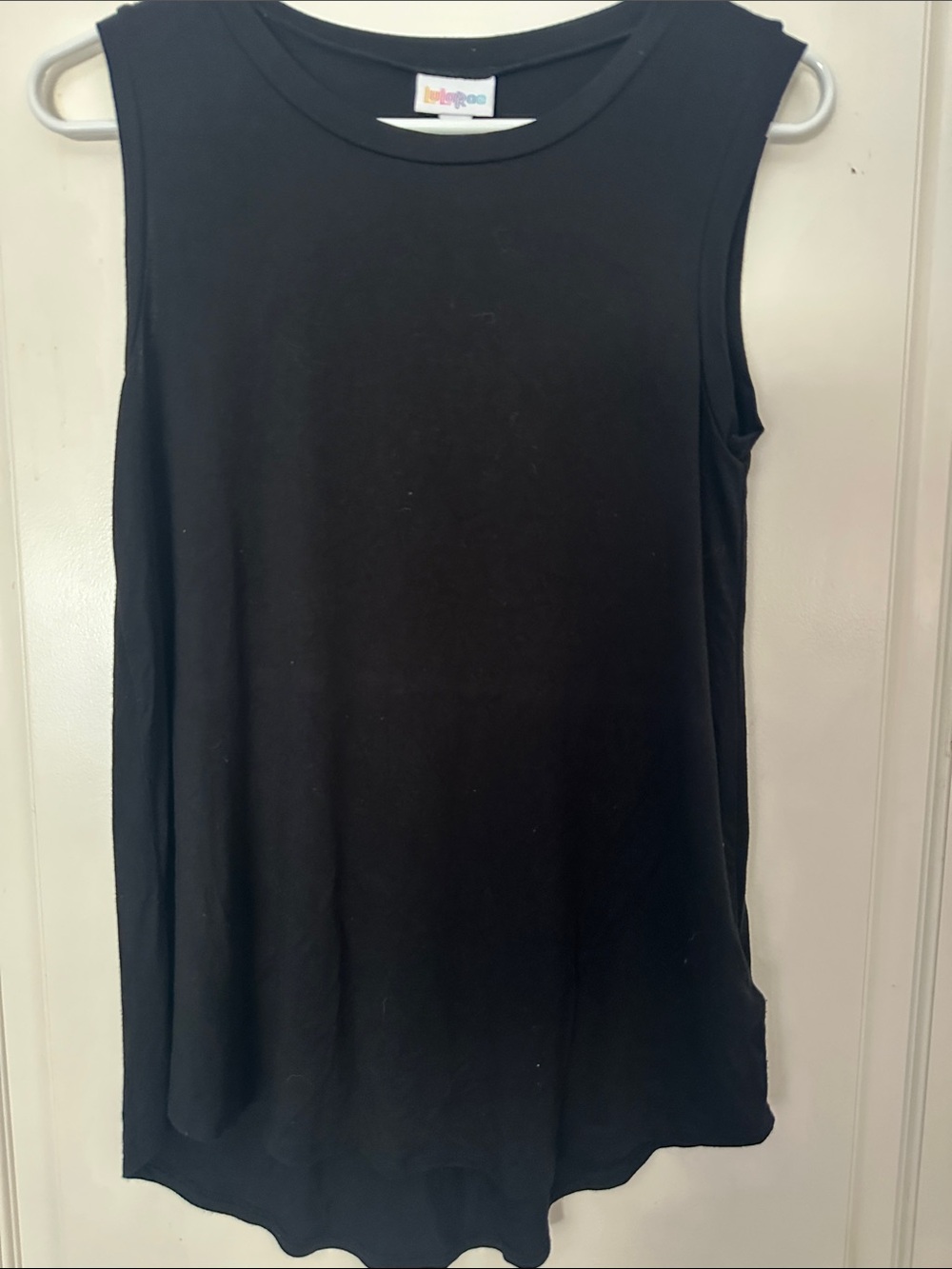 LulaRoe Cocoa Sleeveless Black Tank Top